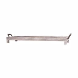 Titan Lighting Ashwood 33 in. Decorative Rustic and Ashwood Serving Tray with Handles thumbnail 5