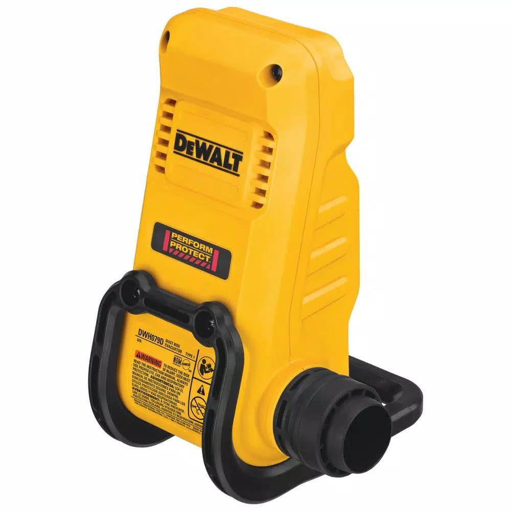 DEWALT SDS Rotary Hammer Dust Box Evacuator for OSHA Table-1 Compliant Systems