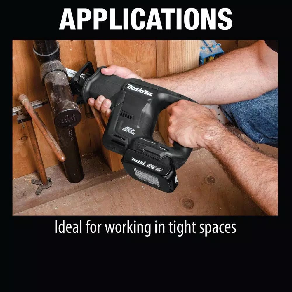 Makita 18V LXT Sub-Compact Brushless Cordless Reciprocating Saw Kit (2.0 Ah)