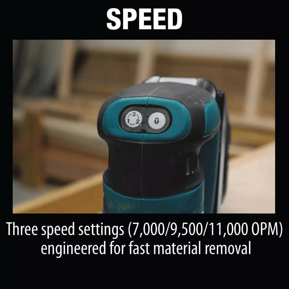 Makita 18V LXT Cordless 5 in. Random Orbit Sander, Tool-Only (XOB01Z)