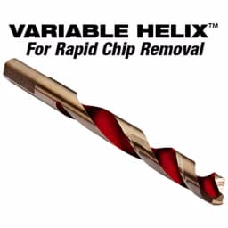Milwaukee Red Helix 9/32 in. Cobalt Twist Drill Bit thumbnail 5