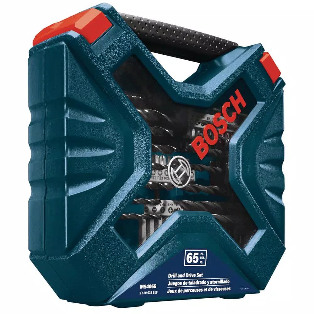 Bosch 65-Piece Drilling and Driving Bit Set with Hex Shank Bits and Sockets