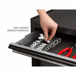 TEKTON 8-Tool Store-and-Go Stubby Wrench Keeper, Low Profile Toolbox Organizer, Black thumbnail 6