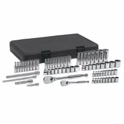 GearWrench 68-Piece 1/4 in. and 3/8 in. Drive Ratchet and SAE/Metric Deep Socket Set thumbnail 1