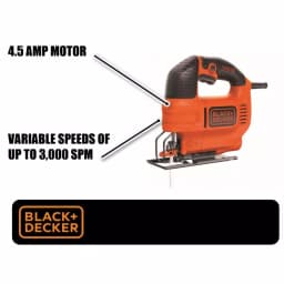 BLACK+DECKER 4.5 Amp Corded Jig Saw with Variable Speed and Quick-Clamp thumbnail 2