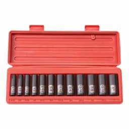 TEKTON 12-Piece 3/8 in. Drive Deep Impact Socket Set, 5/16 to 1 in. SAE thumbnail 1