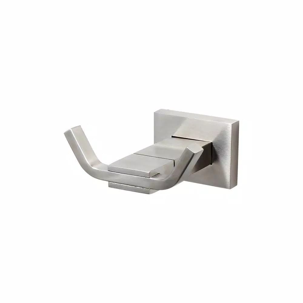 BOANN Double Robe Hook, Solid T304 Stainless Steel, Modern Wall Mounted Design