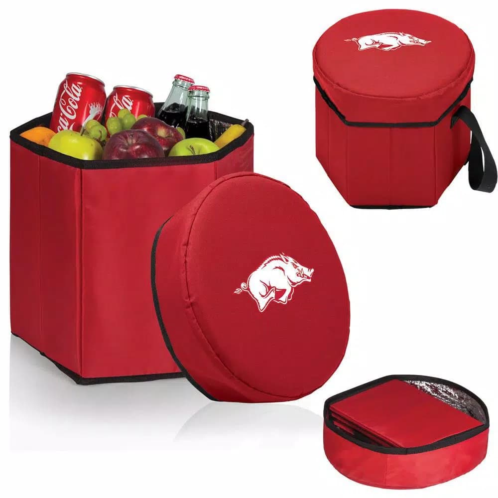 Picnic Time Arkansas Razorbacks 12 Qt. Bongo Collapsible Soft-Side Cooler - Red