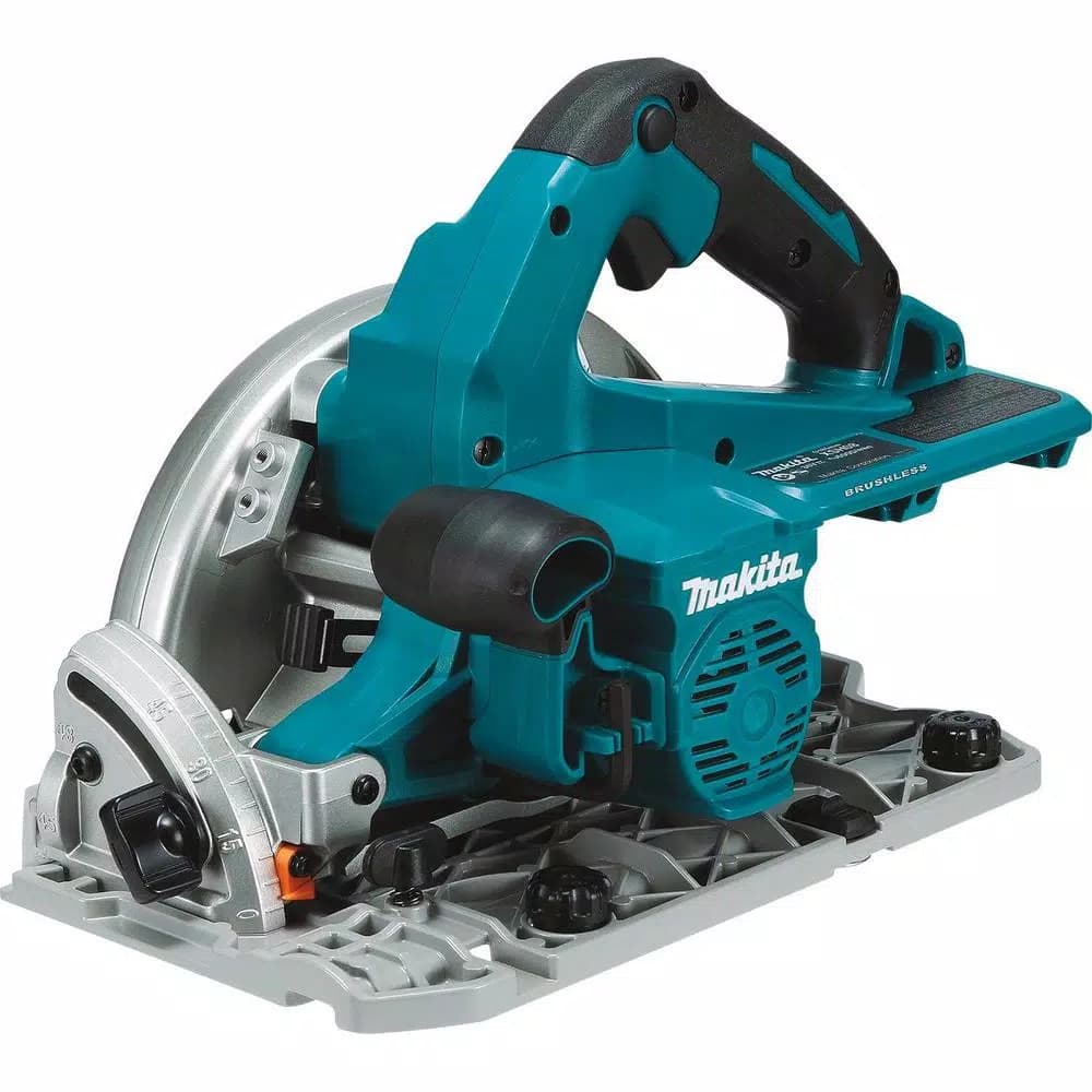 Makita 18V X2 LXT Brushless 7-1/4" Cordless Circular Saw Guide Rail Compatible Base (Tool-Only)