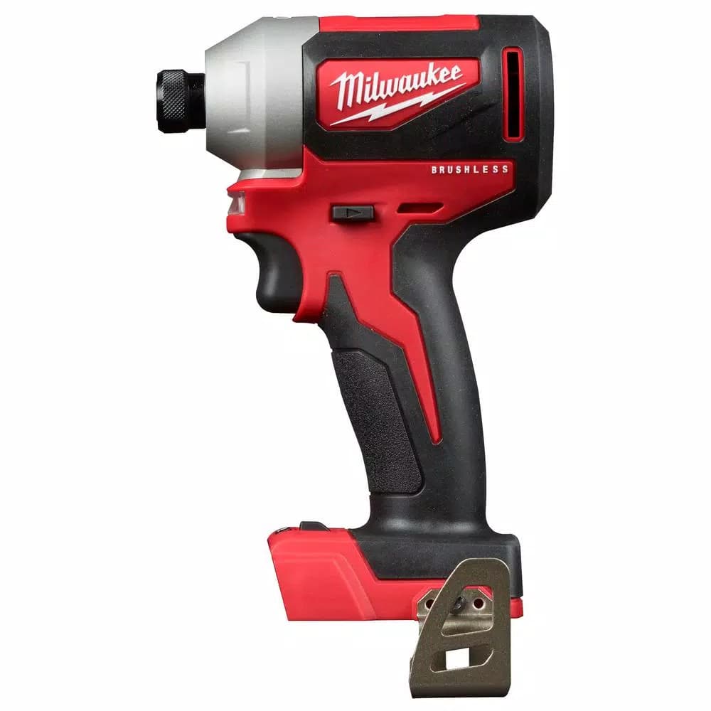 Milwaukee M18 18V Brushless Cordless 1/4 in. Hex Impact Driver, 3-Speed (Tool Only)
