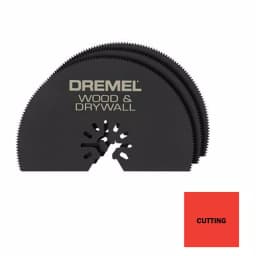 Dremel Multi-Max 3 in. Universal Wood and Drywall Oscillating Saw Blades, 3-Pack thumbnail 3