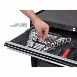 TEKTON 11-Tool Store-and-Go Wrench Rack Keeper, Black thumbnail 9
