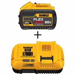 DEWALT FLEXVOLT 12.0 Ah 20V/60V MAX Lithium-Ion Battery with Fan Cooled Fast Charger Set thumbnail 1