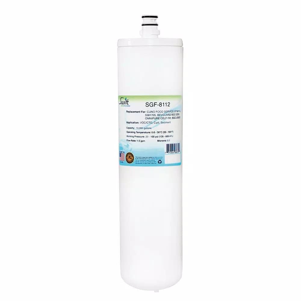 Swift Green Filters SGF-8112 Replacement Under Sink Water Filter Cartridge for 3M & Bevguard