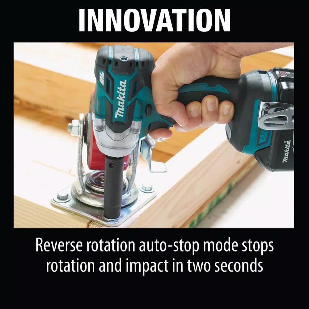 Makita 18V LXT Brushless 1/2 in. 3-Speed Impact Wrench Kit with 2.0 Ah Battery and Charger