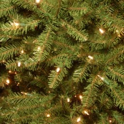 National Tree Company 7.5 ft. Dunhill Slim Fir Artificial Christmas Tree with 600 Clear Warm Lights thumbnail 3