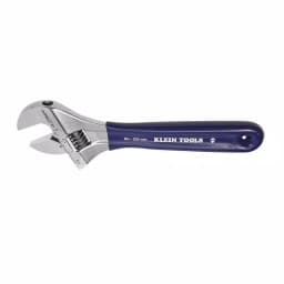 Klein Tools 8 in. Extra Wide Jaw Adjustable Wrench, 1-1/2 in. Capacity thumbnail 1