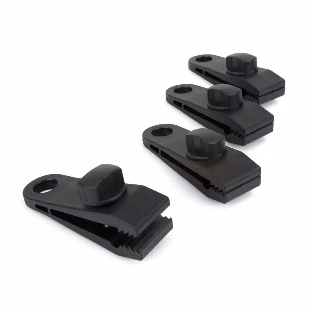 TEKTON Tarp Clips, 4-Piece Set for Securing Canopies and Covers