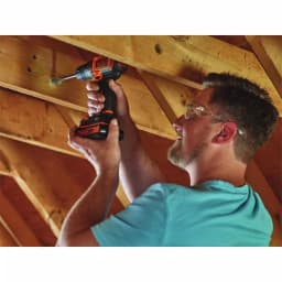 BLACK+DECKER 20V MAX Lithium-Ion Cordless 3/8 in. Drill/Driver Kit with 1.5 Ah Battery and Charger thumbnail 3