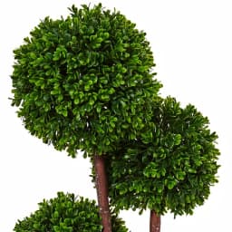 Nearly Natural 36 in. Artificial Boxwood Topiary Tree - UV Resistant Indoor/Outdoor Faux Plant thumbnail 3