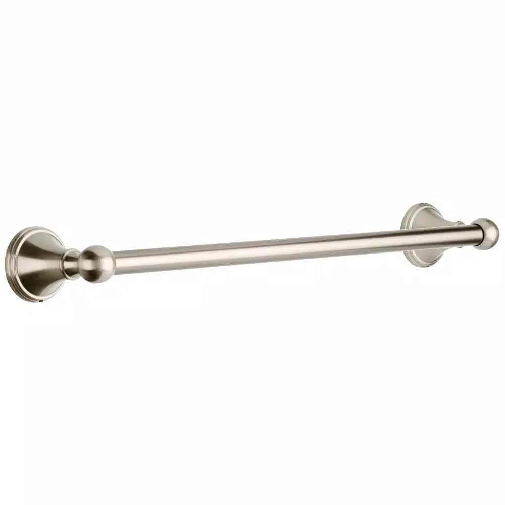 Delta Crestfield 18 in. Single Towel Bar, Brushed Nickel