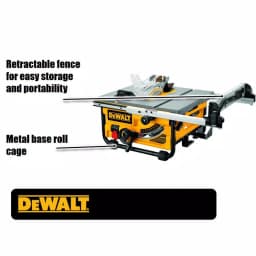 DEWALT 10 in. Compact Corded Table Saw, 15 Amp, Site-Pro Modular Guarding System thumbnail 2