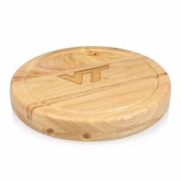 TOSCANA Virginia Tech Hokies Circo Wood Cheese Board Set with 4 Stainless Steel Tools thumbnail 1