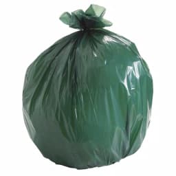 Stout 33 Gallon Totally Degradable Trash Bags, 40 Count Box, Green thumbnail 1