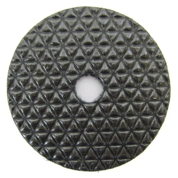 Archer USA 4 in. Black Buff Dry Diamond Polishing Pad for Granite and Marble