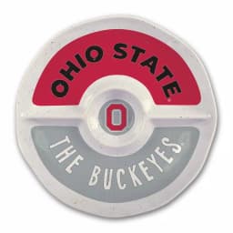 Magnolia Lane Ohio State NCAA Officially Licensed 15 in. Melamine Chip and Dip Serving Tray thumbnail 1