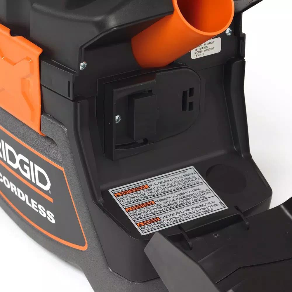 RIDGID 18V Cordless 3 Gal. Wet/Dry Handheld Shop Vacuum (Tool Only)