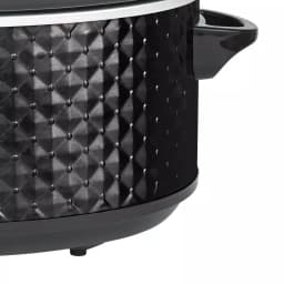 Brentwood Appliances 7 Qt. Black Slow Cooker with Removable Ceramic Pot and Tempered Glass Lid thumbnail 6