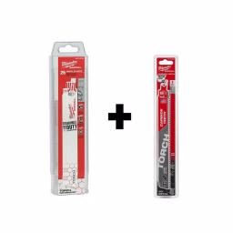 Milwaukee Torch 9 in. 18 TPI Metal Cutting Reciprocating Saw Blades, 26-Pack thumbnail 1