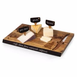 TOSCANA Cinderella Delio 15 in. Acacia Wood Cheese Board and Tools Set thumbnail 2
