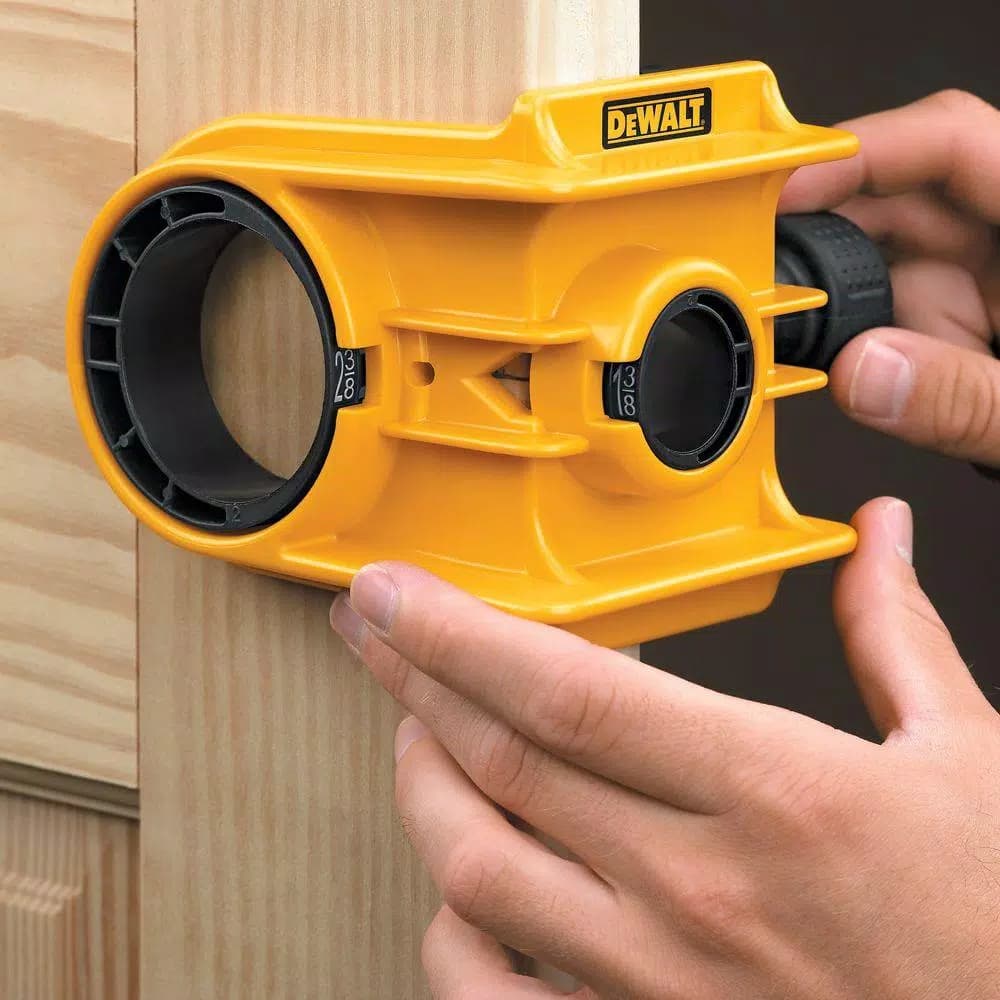 DEWALT Door Lock Installation Kit for Wood and Metal Doors