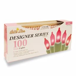 Brite Star Designer Series Pink Mini Incandescent Light Set, 100-Light, Set of 2 thumbnail 2