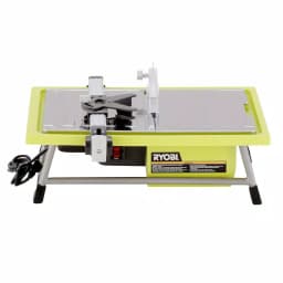 RYOBI 7 in. 4.8 Amp Wet Tile Saw with Stand, Cuts Ceramic, Porcelain, and Stone thumbnail 7