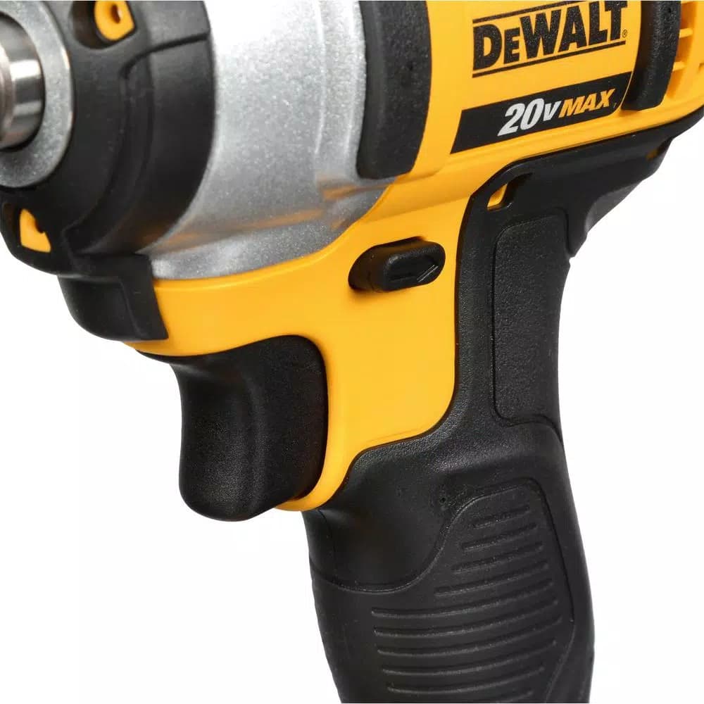 DEWALT 20V MAX Cordless 3/8 in. Impact Wrench Kit with (2) 4 Ah Batteries, Charger, and Bag