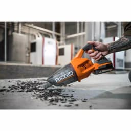 RIDGID 18V Cordless Hand Vacuum (Tool Only) with Crevice Nozzle, Utility Nozzle and Extension Tube thumbnail 9