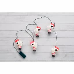 Peanuts Snoopy 5-Light LED Battery Operated Holiday String Lights, 56 in., White thumbnail 2
