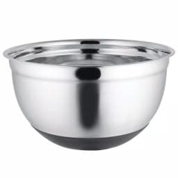 Home Basics Stainless Steel 5 Qt. Mixing Bowl with Non-Skid Silicone Bottom thumbnail 1