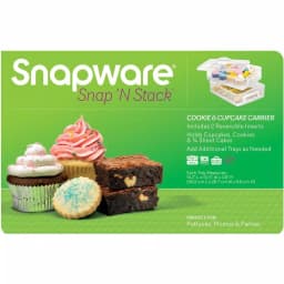 Snapware Snap N Stack 2-Layer Cupcake and Dessert Carrier thumbnail 2