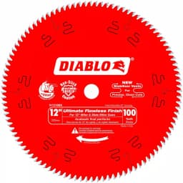 Diablo 12 in. 100-Teeth Ultimate Polished Finish Carbide Circular Saw Blade thumbnail 1