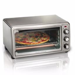 Hamilton Beach 1440-Watt 6-Slice Stainless Steel Countertop Toaster Oven thumbnail 2