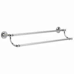 Delta Silverton 24 in. Double Towel Bar, Polished Chrome thumbnail 1