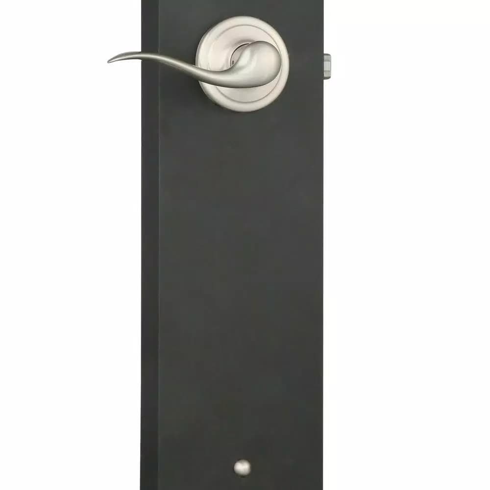 Kwikset Arlington Satin Nickel Entry Door Lever, Right-Handed, Handleset Only