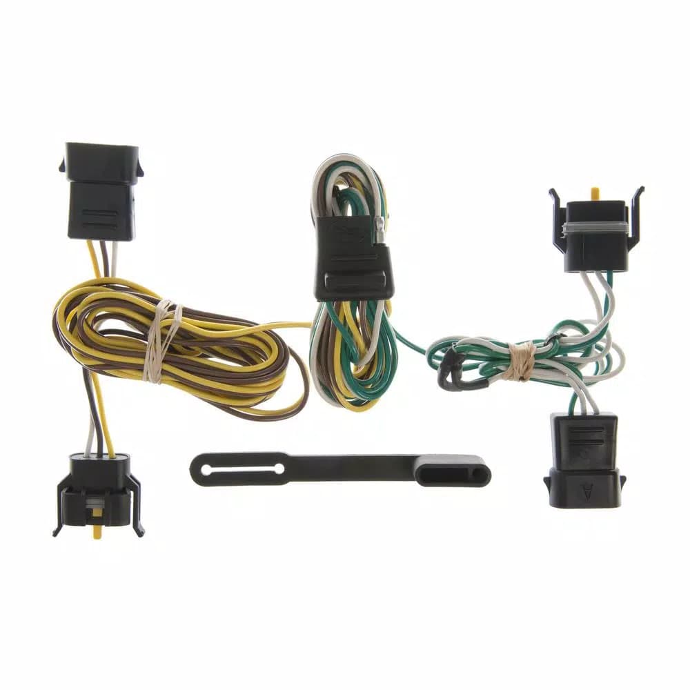 CURT Custom Vehicle-Trailer Wiring Harness, 4-Way Flat, for Ford, Lincoln, and Mercury