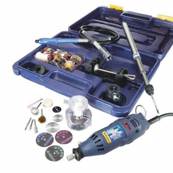 Gyros PowerPro Variable Speed Rotary Tool Kit with 85 Accessories