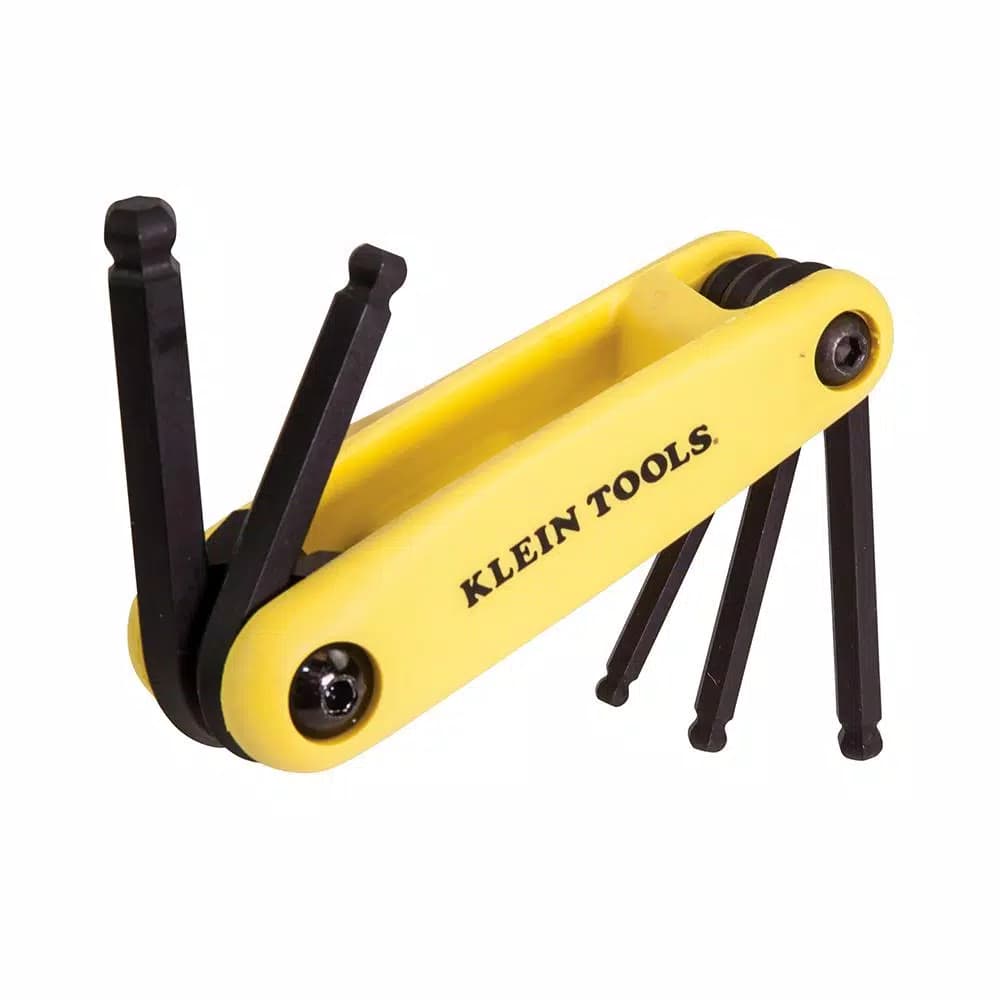 Klein Tools 70571 Grip-It Ball Hex Key Set, 5-Piece SAE