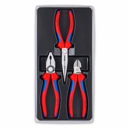 KNIPEX 3-Piece Combination Long Nose and Diagonal Cutter Plier Set thumbnail 2